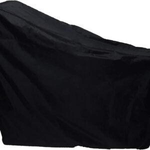 Exercise Bike Cover, Upright Indoor Cycling Protective Cover and Oxford waterproof fabric are the ideal choice for indoor and outdoor use （black）