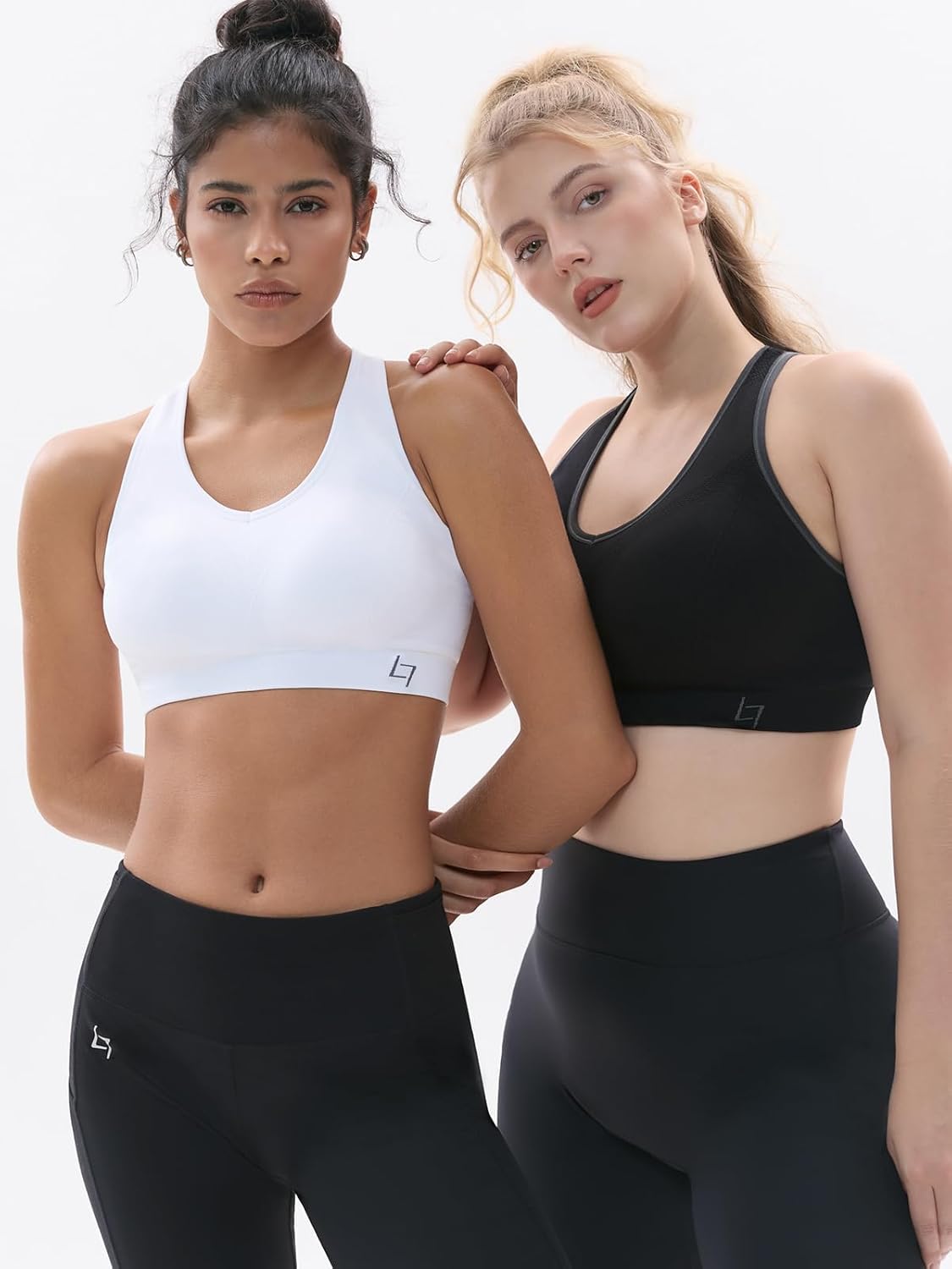 FITTIN Racerback Sports Bras for Women - Padded Seamless Support Bra for Yoga Gym Workout Fitness - Image 4