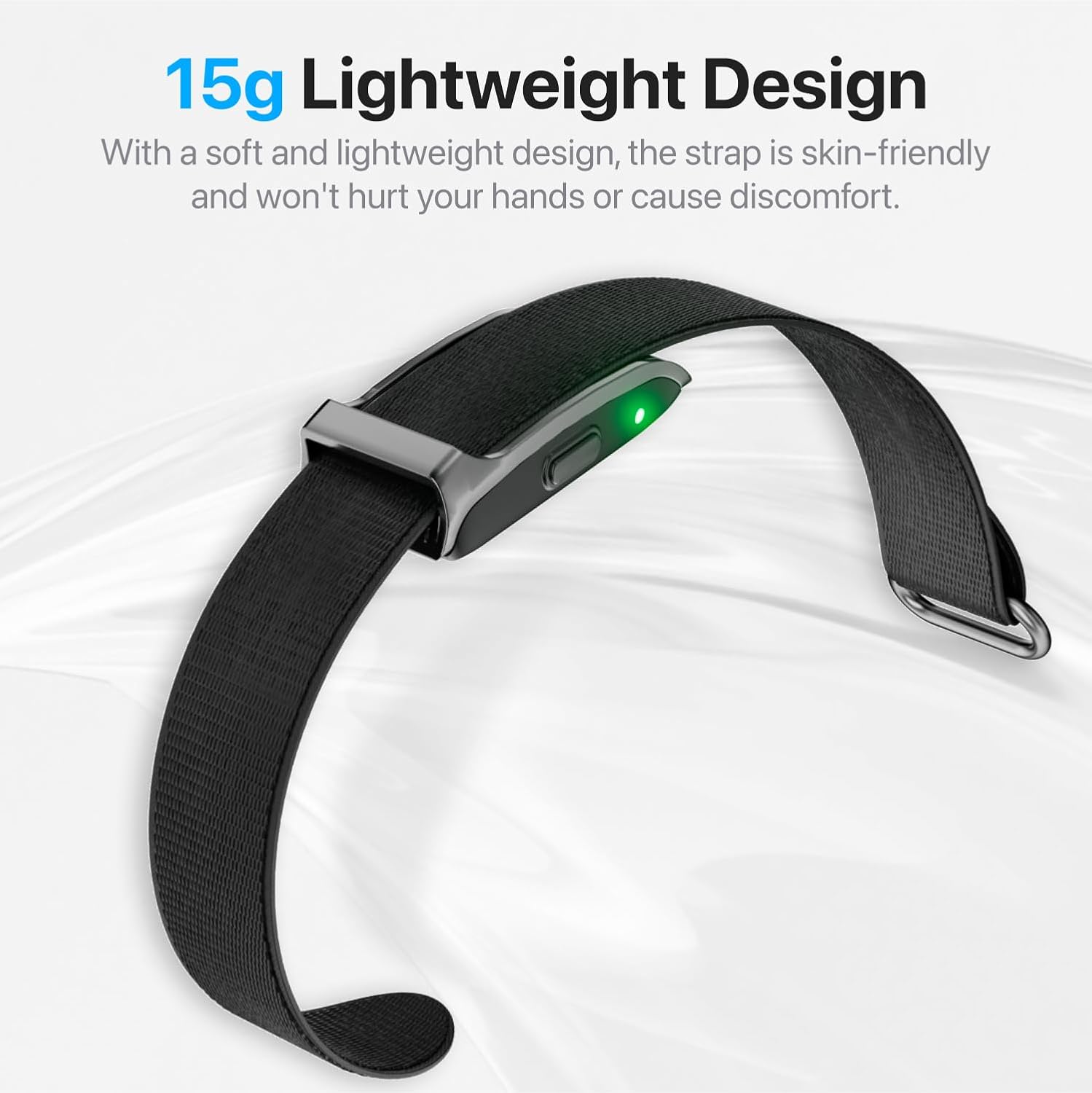 Smart Health Wristband, All-Day Continuous Monitoring, Heart Rate Tracking, Improve Sleep, Wearable Activity & Fitness Tracker, 120+ Sports Modes, 60-Day Battery, with Free App, 2 Bands Included - Image 6