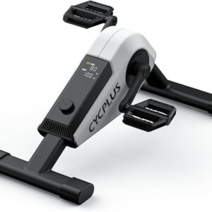 CYCPLUS DC1 Mini Pedal Exerciser, Self-Powered 160W Brushless Motor, ERG Mode & App Sync, Ultra-Quiet Magnetic Resistance, Compact for Office/Home (10.6lb, 0.18㎡ Space-Saving)