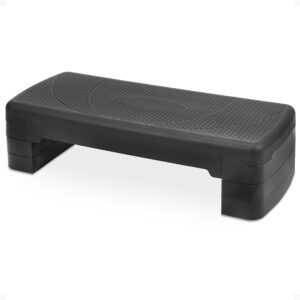 BalanceFrom Aerobic Step Platform, Exercise Stepper in Multiple Colors – Home Gym Fitness Equipment for Cardio, Core, Leg Toning, Balance Training and Low-Impact Workouts