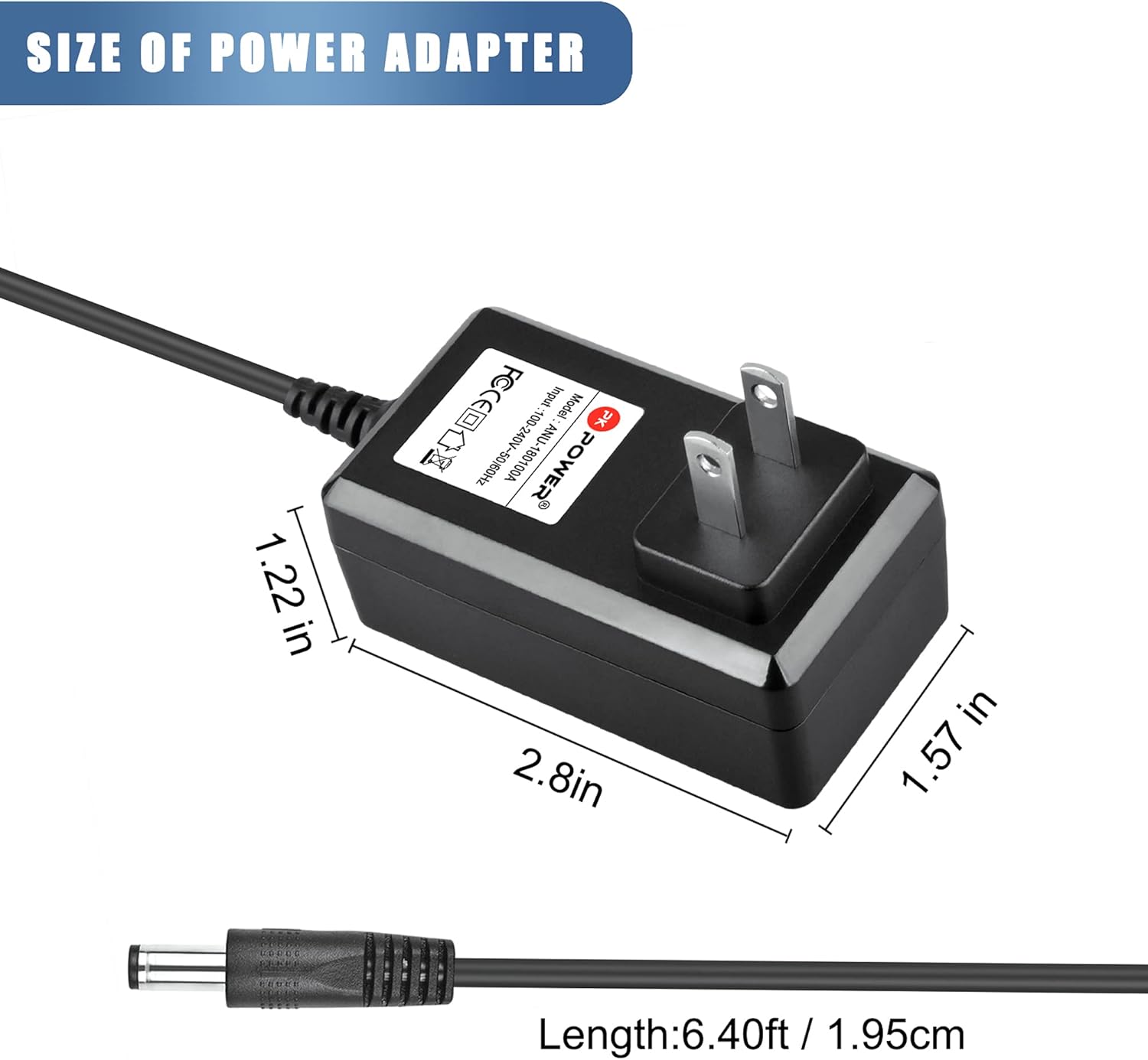 PKPOWER AC Adapter Charger for Life Fitness X3i X5i X9 X9i S9i SX30 CT5500 Elliptical Machine Cross-Trainer, Power Supply for Life Fitness C1 C1.5 RS1 RS3 R15 X35-01 Elliptical - Image 3