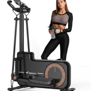 MERACH Elliptical Machines for Home,Compact Elliptical Exercise Machine with MERACH App Elliptical Trainer with Hyper-Quiet Magnetic Driving System 16 Resistance Levels, 330LBS Loading Capacity