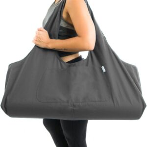 Yogiii Yoga Mat Bag | The ORIGINAL YogiiiTotePRO | Large Yoga Mat Bag or Yoga Mat Carrier with Side Pocket | Yoga Bag Fits Most Size Mats