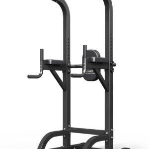 Power Tower Pull Up Bar and Dip Station, Multi-Function Home Gym, Strength Training Fitness Equipment, Height Adjustable