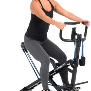 Exerpeutic TUG-N-Tight Squat Leverage Rowing Machine with MyCloudFitness App