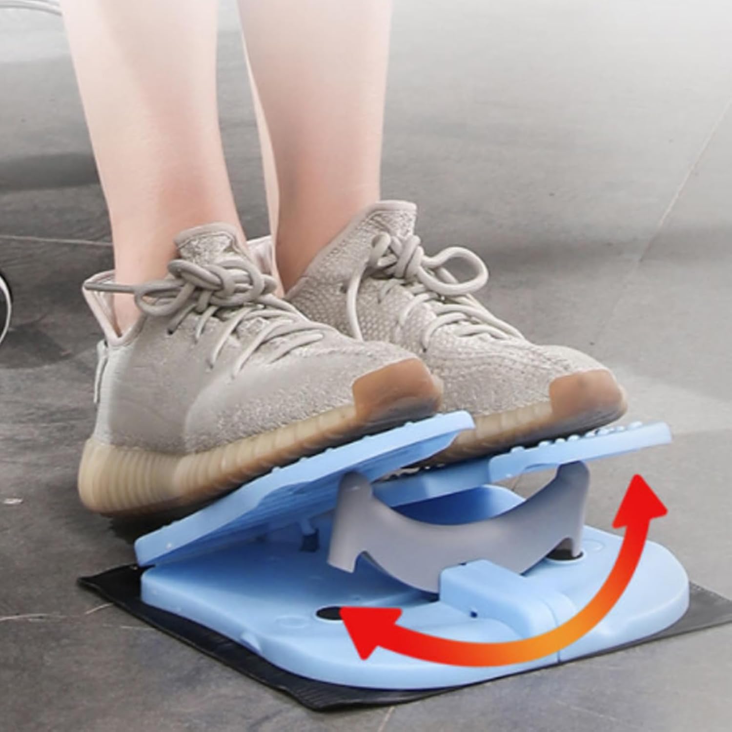 Compact Foot Stepper Machine, Quiet Folding Leg Workout Trainer, Anti Slip Mini Stepper Trainer, Reinforced Nylon Material, Lightweight Office Home Exercise Equipment, Convex - Image 6