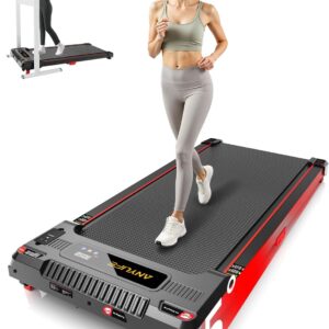 Walking Pad Treadmill, Anylife Incline Walking Pads Under Desk 330lb Capacity, 2.5HP Portable Treadmills for Home, Compact Treadmill Small Running Pad with LED Display, Remote Control