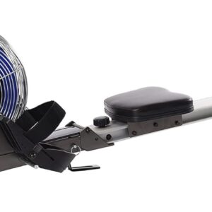 Stamina ATS Air Rower, Grey – Smart Workout App, No Subscription Required – Foldable Rowing Machine for Home Use