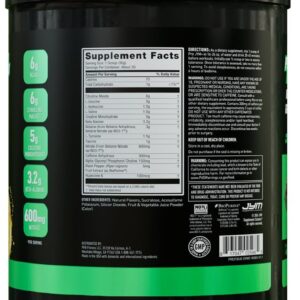 JYM Supplement Science Pre JYM Plus Fruit Punch Pre-Workout Powder, Amino Nitrates, Creatine, Betaine, Nootropics, BCAA’s, for Men & Women, 30 Servings