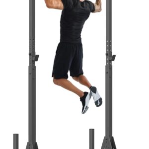Pull Up Station, Multifunctional Pull Up Bar Free Standing for Strength Training, Height Adjustable Power Tower, 600LBS Weight Capacity