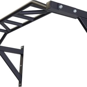 REP Wall Mounted Pullup Bar for Home or Garage Gyms, Straight Bar or Multi-Grip Arch – Ideal for Kipping Pull-ups, Cross-Training, and Gymnastics Ring Stations