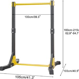 Pull Up Station, Portable Pullup Bar Station, Free Standing Pull Up Bar for Home Gym, Pull Up Tower Station, Pull Ups with 11 Gears Adjustment (up to 400LBS)