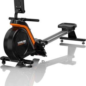YOSUDA Magnetic Rowing Machine 350lbs Weight Capacity with Bluetooth, Foldable Rower for Home Use