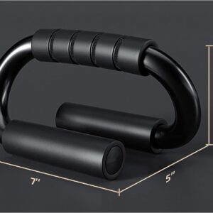 Push Up Bars, Push-up Handles, Set Of 2 Extra Thick Non Slip Foam Grip, Unique Sturdy Structure Push Up Stands, Perfect Strength Training Home Gym Push Up Handles For Floor