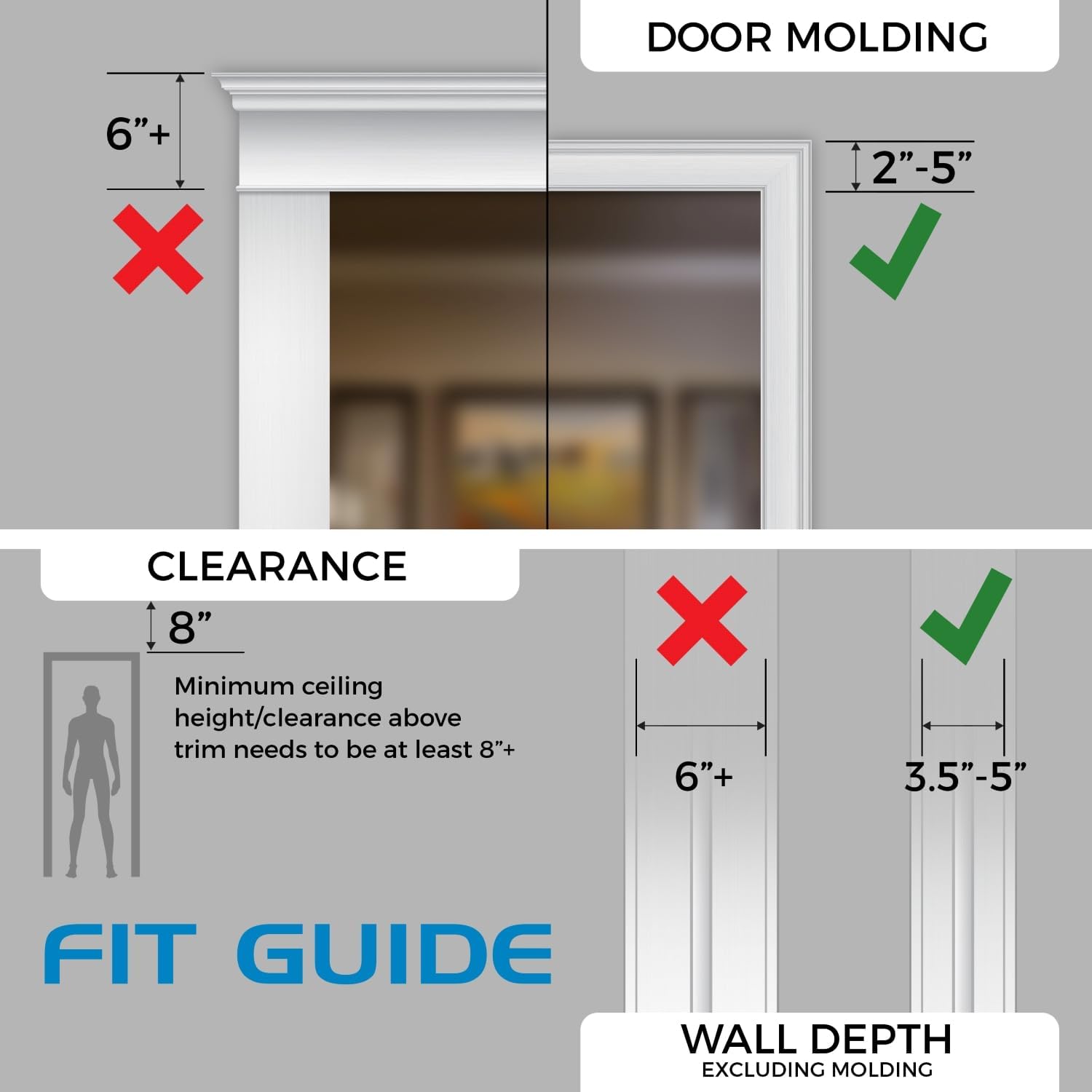 Ultimate Body Press XL Doorway Pull Up Bar with Elevated Bar & Adjustable Width - Image 5