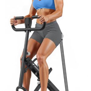 Squat Machine, MERACH R07 2 in 1 Squat Rowing Machine, Easy Setup & Foldable Exercise Equipment, Glute Trainer Machine, Glutes & Leg Home Workout Machine