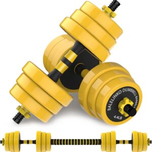 Balelinko Home Gym Equipment Workouts Strength Training Weight Loss Pilates Weights Yoga Sets Weights for Women, Men, Seniors and Youth