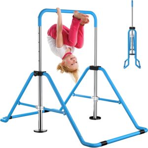 Kids Gymnastics Bar Gymnastic Equipment for Home Adjustable Height Gymnastic Training Bar Gymnastic Stuff for 3-7 Years Old Girls
