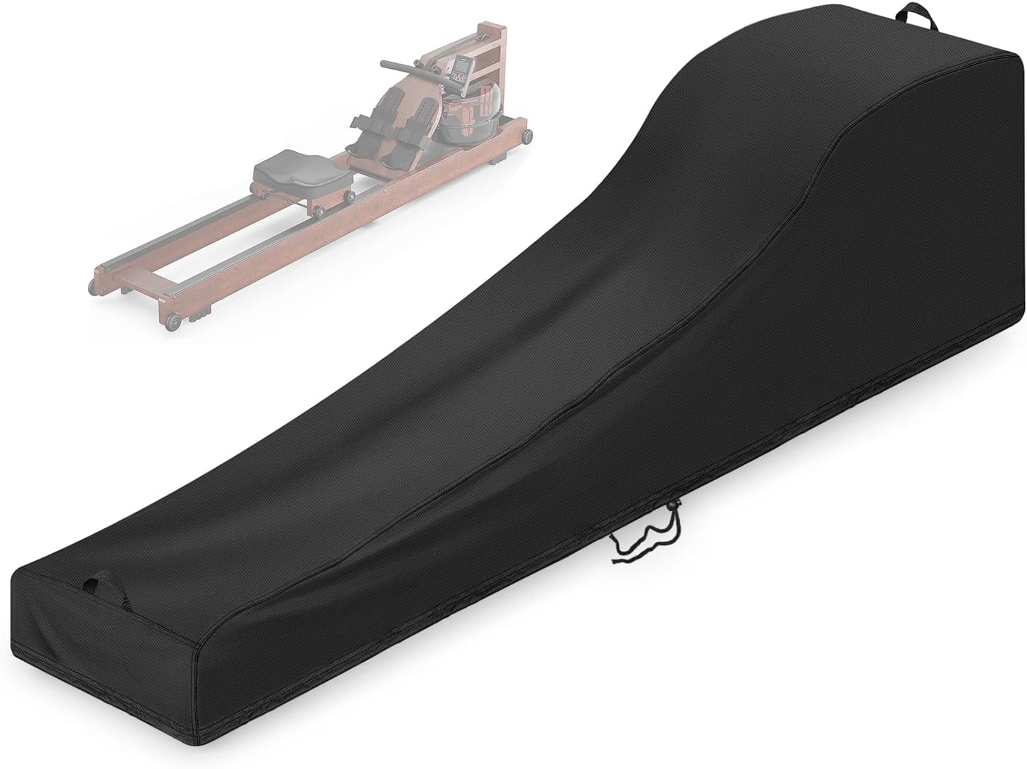 Rowing Machine Cover compatible with YOSUDA Water Rowing Machine(Cover Only), 420D Rowing Machines Covers For Home, 43.3"L x 20.5"W x 17.7"H, For Home Gym Garage - Indoor & Outdoor Use