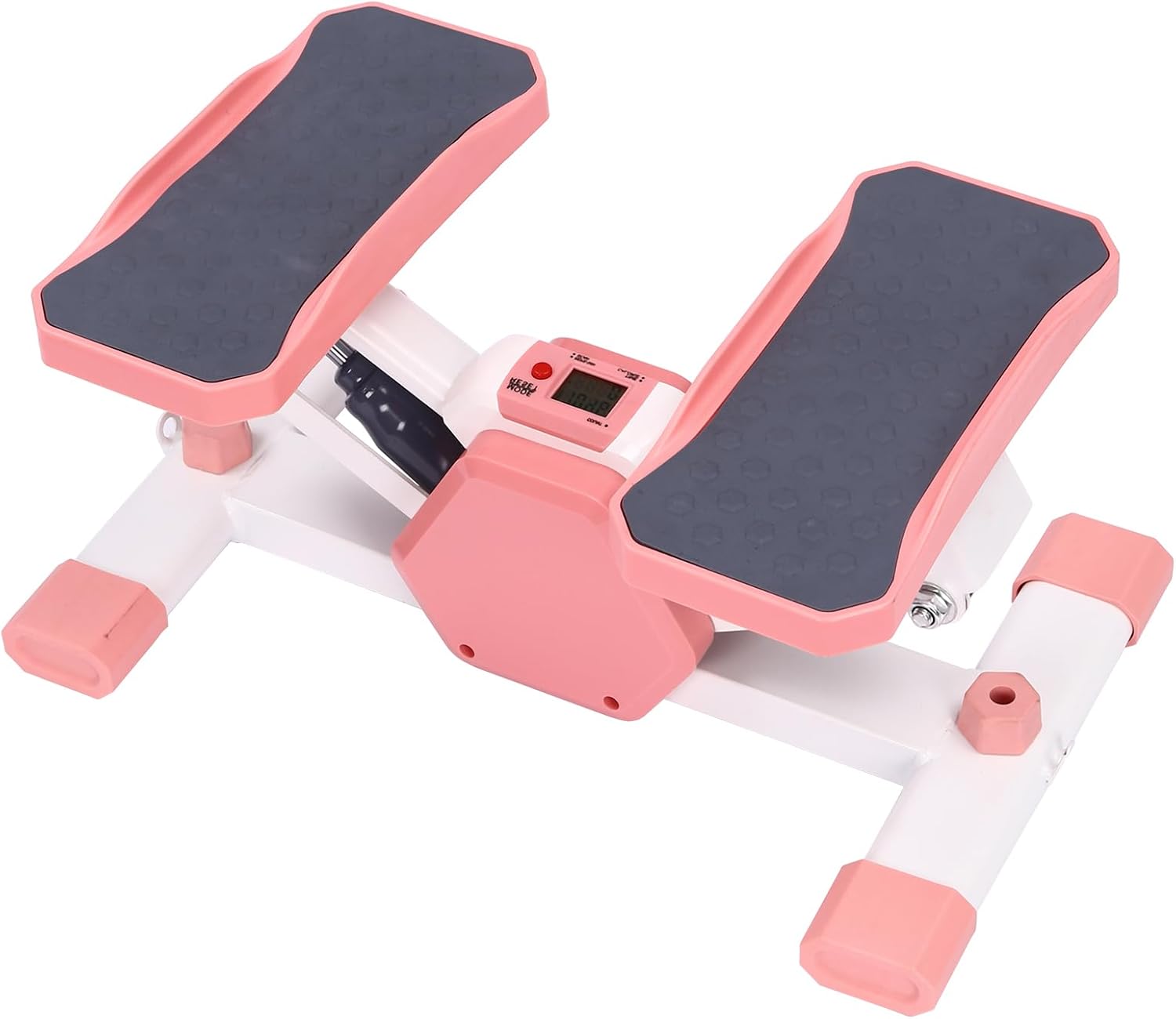 Exercise Stepping Machine, Portable Mini Stair Steppers Non-Slip Foot Pads with LCD Display for Home Office Workout Gym, Support 330LBS Weight Capacity