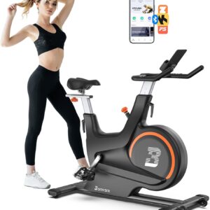 Magnetic Exercise Bike with 2 Seats – Bonvork Silent Belt Drive Stationary Bikes for Home with 40 LB Heavy Flywheel, Indoor Cycling Bike, Cycle Bike for Home Gym Workout Bike Training