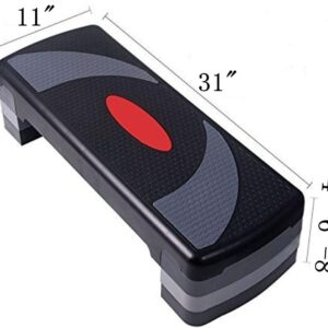 GAMERIEND 31″ Adjustable Workout Aerobic Stepper in Fitness & Exercise