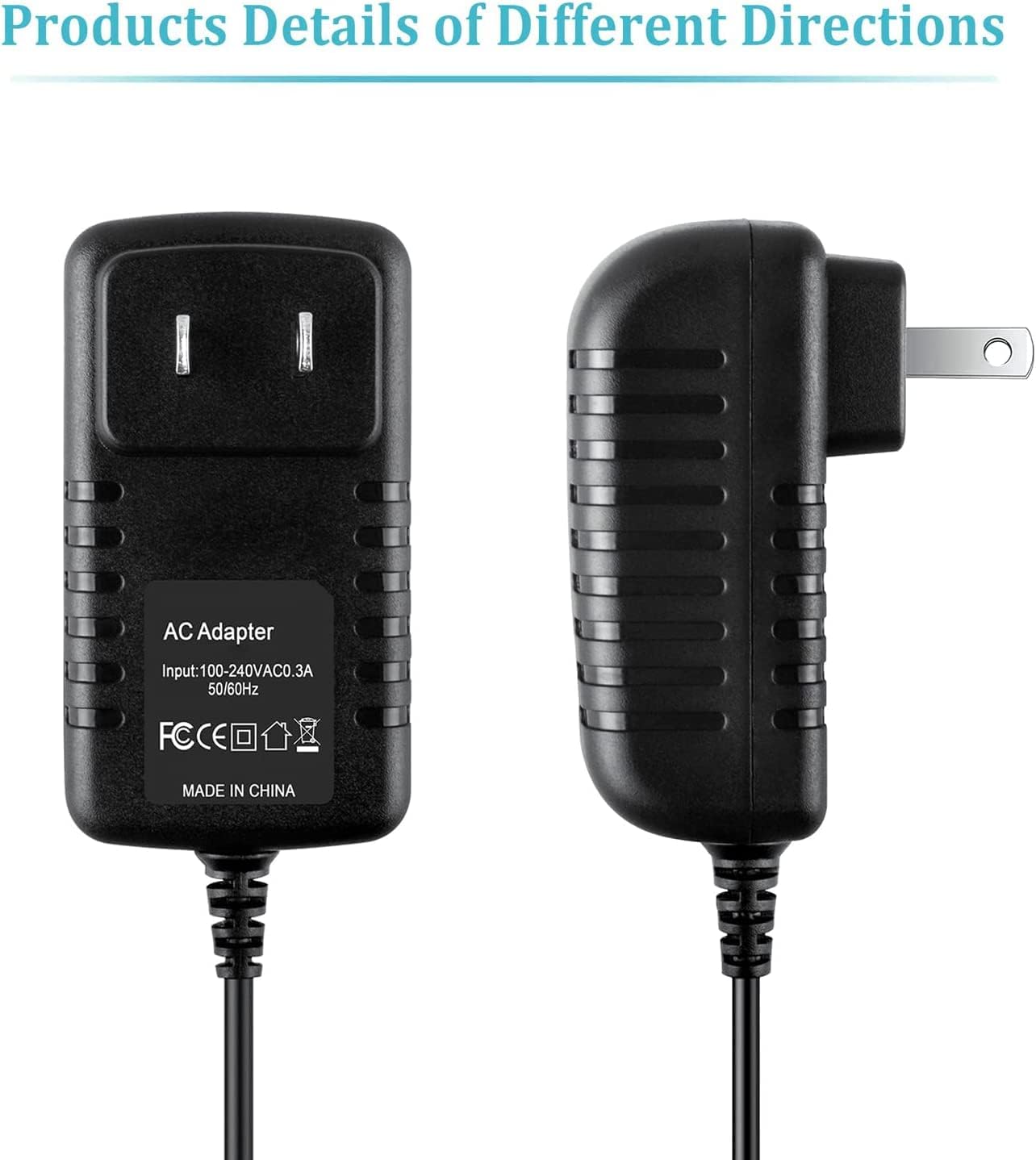 Guy-Tech Global AC/DC Adapter Compatible with Body Flex Sports BRT3858 BRT 3858 Body Champ 101275 3 in 1 Trio Elliptical Trainer Power Supply Cord - Image 2