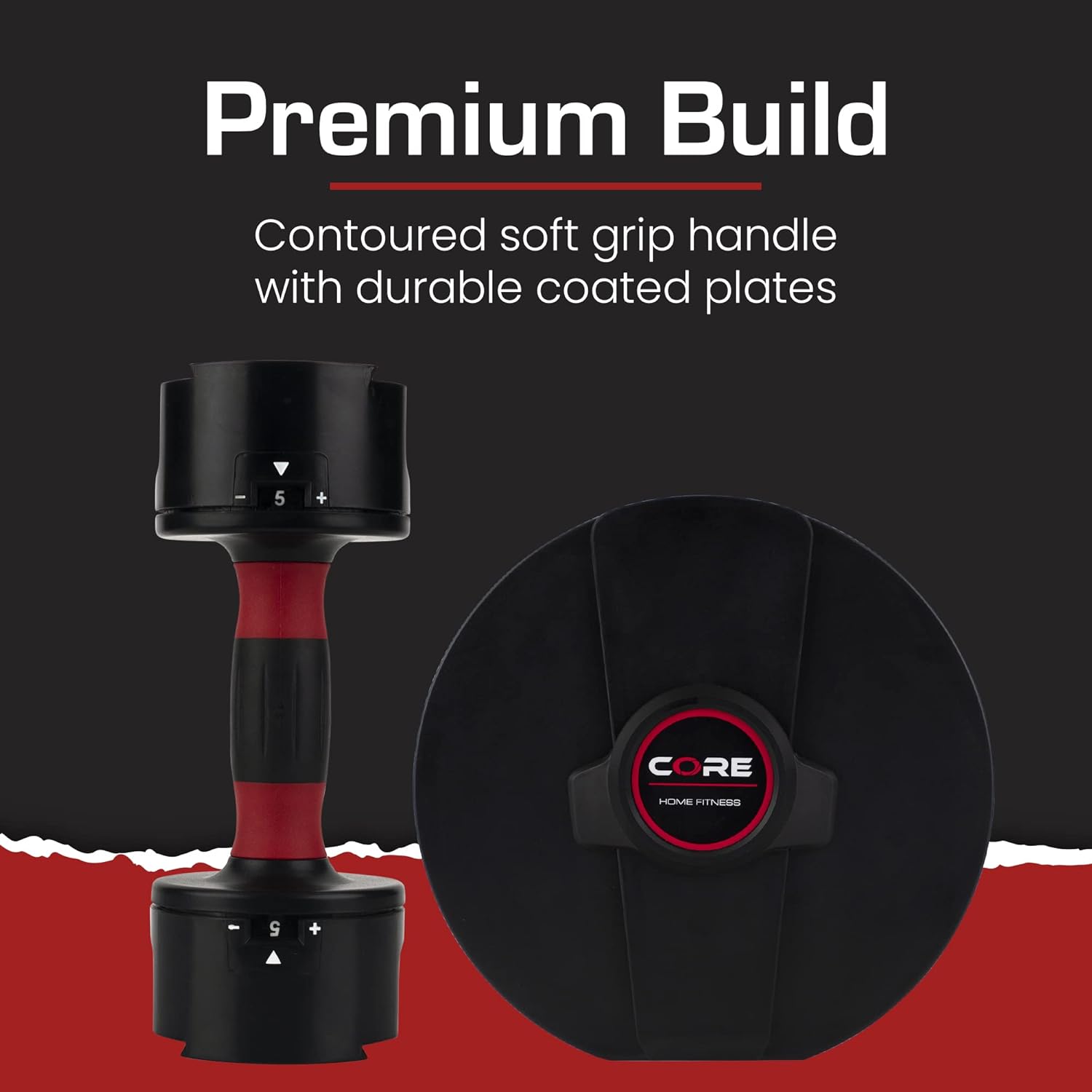 Core Fitness® Adjustable Dumbbell Weight Set by Affordable Dumbbells - Image 7