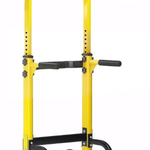 SogesPower Power Tower Dip Station Pull Up Bar for Home Gym Adjustable Height Strength Training Workout Equipment,Pull Up Bar Station