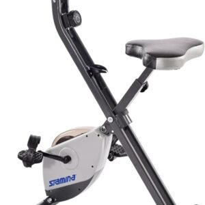 Stamina Folding Exercise Bike – Foldable Exercise Bike with Smart Workout App, Stationary Bike for Home Workout – Up to 250 lbs Weight Capacity