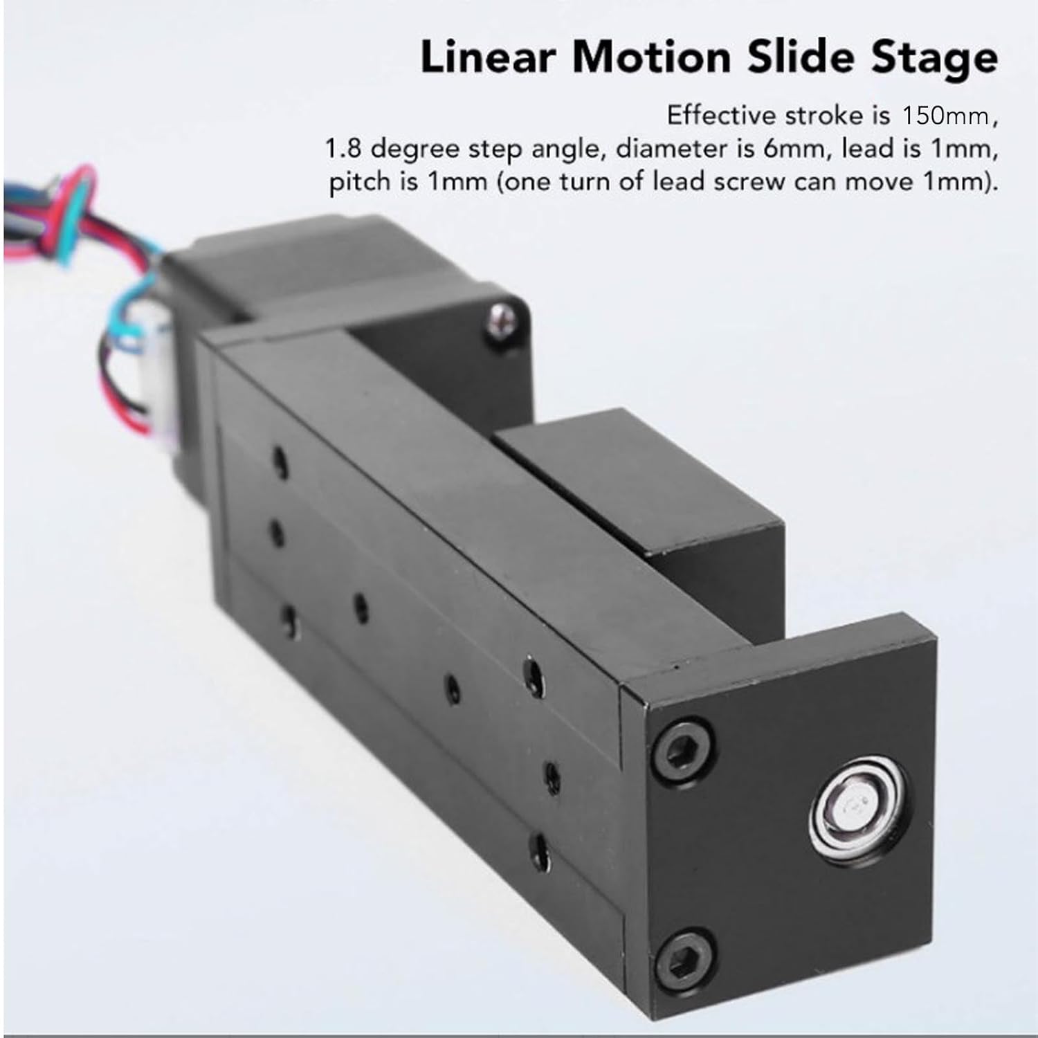 28 Stepper Motor Mini Linear Rail Slide Actuator, 50mm Stroke, X Y Z Stage with T Screw Rod, DIY CNC Router Parts - Image 3