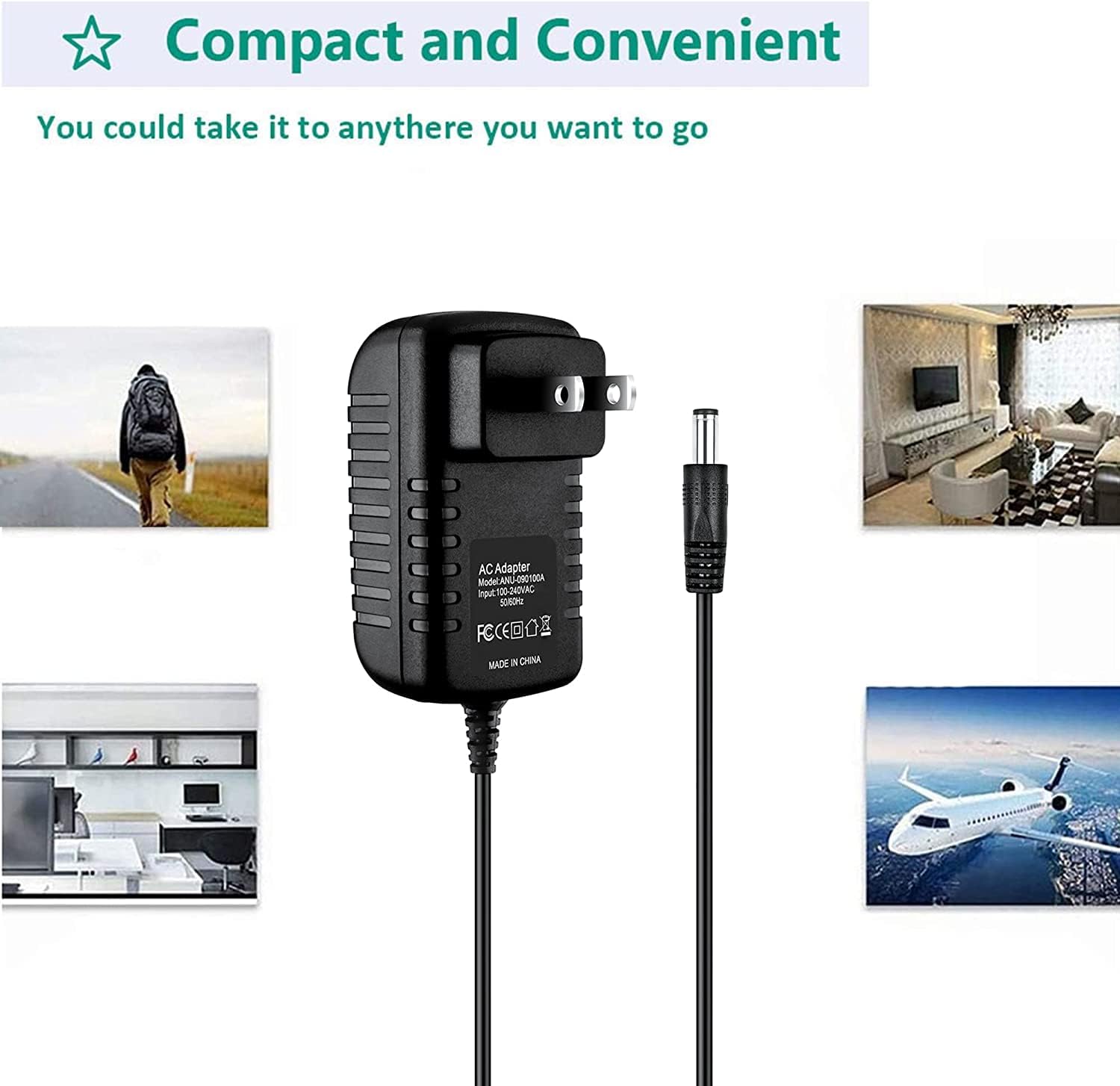 Guy-Tech Global AC/DC Adapter Compatible with Body Flex Sports BRT3858 BRT 3858 Body Champ 101275 3 in 1 Trio Elliptical Trainer Power Supply Cord - Image 5