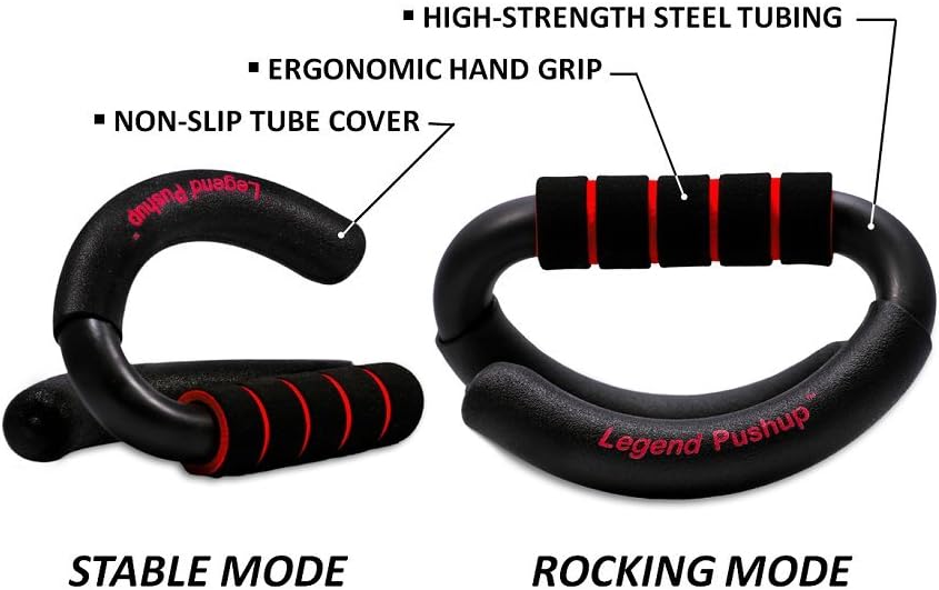 Legend Pushup – Advanced Push-Up Bars to Eliminate Wrist Pain, Generate More Muscle Growth, Deliver Faster Results, and Prevent Plateaus – Rocking Handle Design for Natural Movement and Effective Workouts - Image 9
