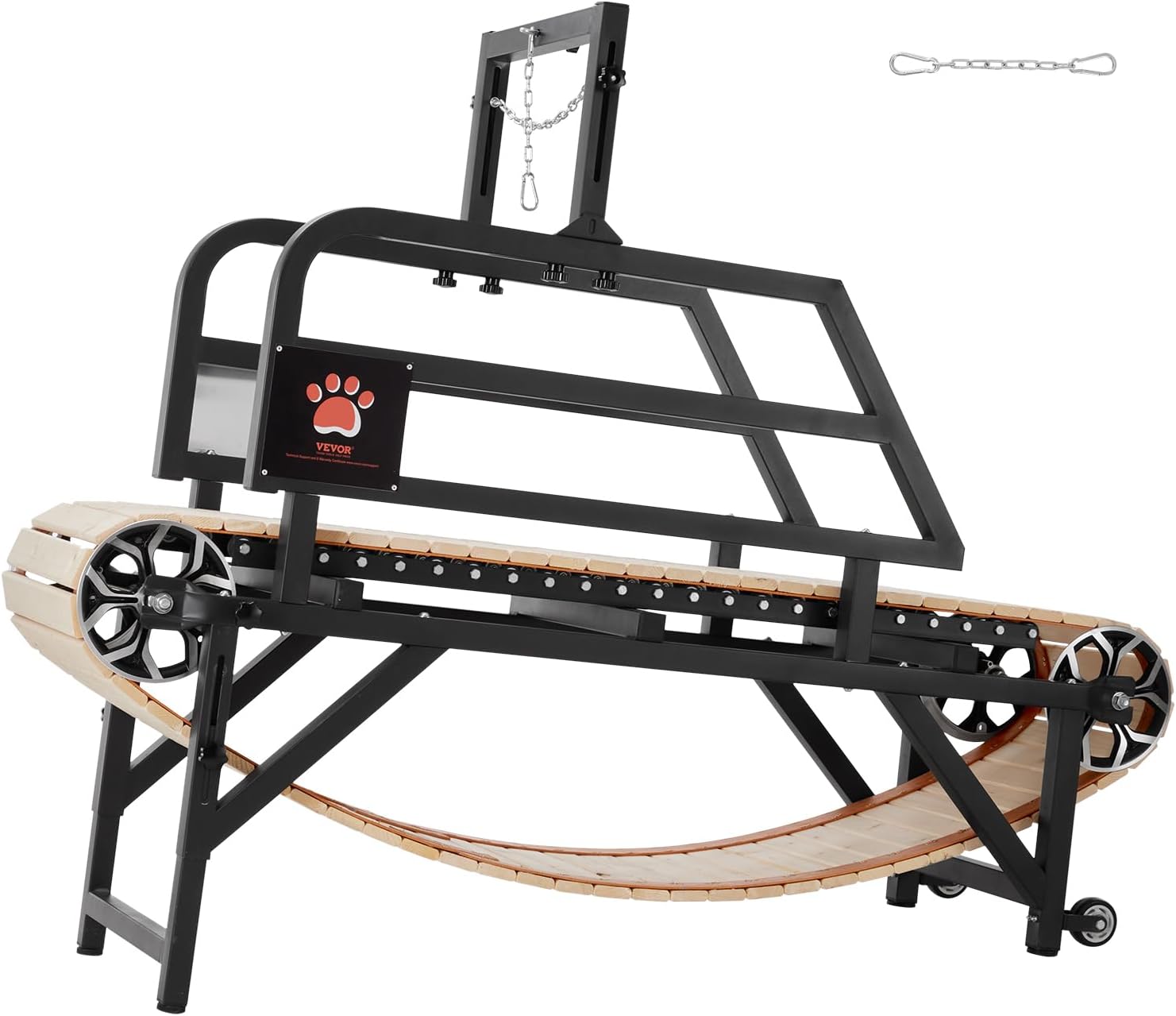 VEVOR Dog Treadmill for Large/Medium Dogs with Brake, Slatmill with 3 Adjustable Ramps, Doggy Pacer to Unleash Joy, Keep Active & Fit, Supports Up to 330 lbs - Image 9