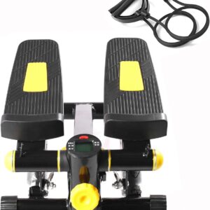 Stair Stepper, Mini Steppers for Exercise at Home, Portable Stepper Machine, Twist Workout Machine with Monitor, Adjustable Twist Stepper for Home Office Workout