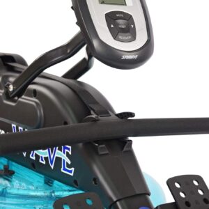 Stamina Elite Wave Water Rowing Machine Foldable Rower w/ Fitness Coaching App, No Subscription Required – Wireless Heart Rate Monitor Included – Rowing Machines for Home Use