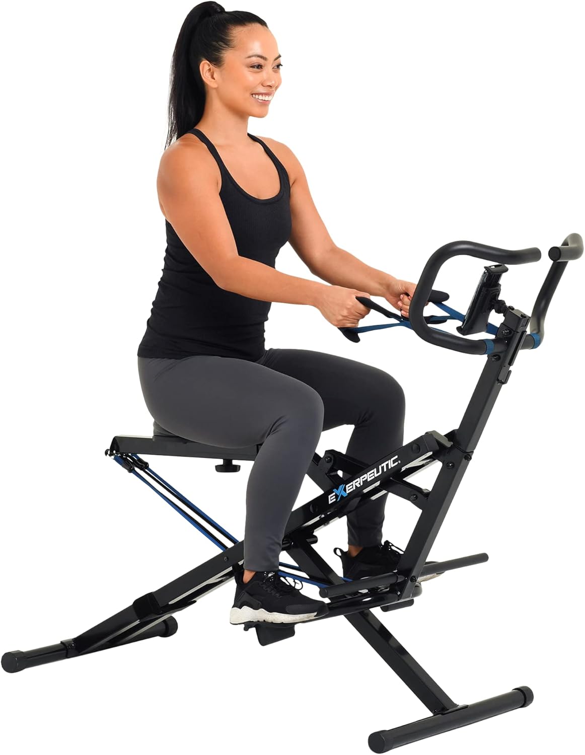 Exerpeutic TUG-N-Tight Squat Leverage Rowing Machine with MyCloudFitness App - Image 7