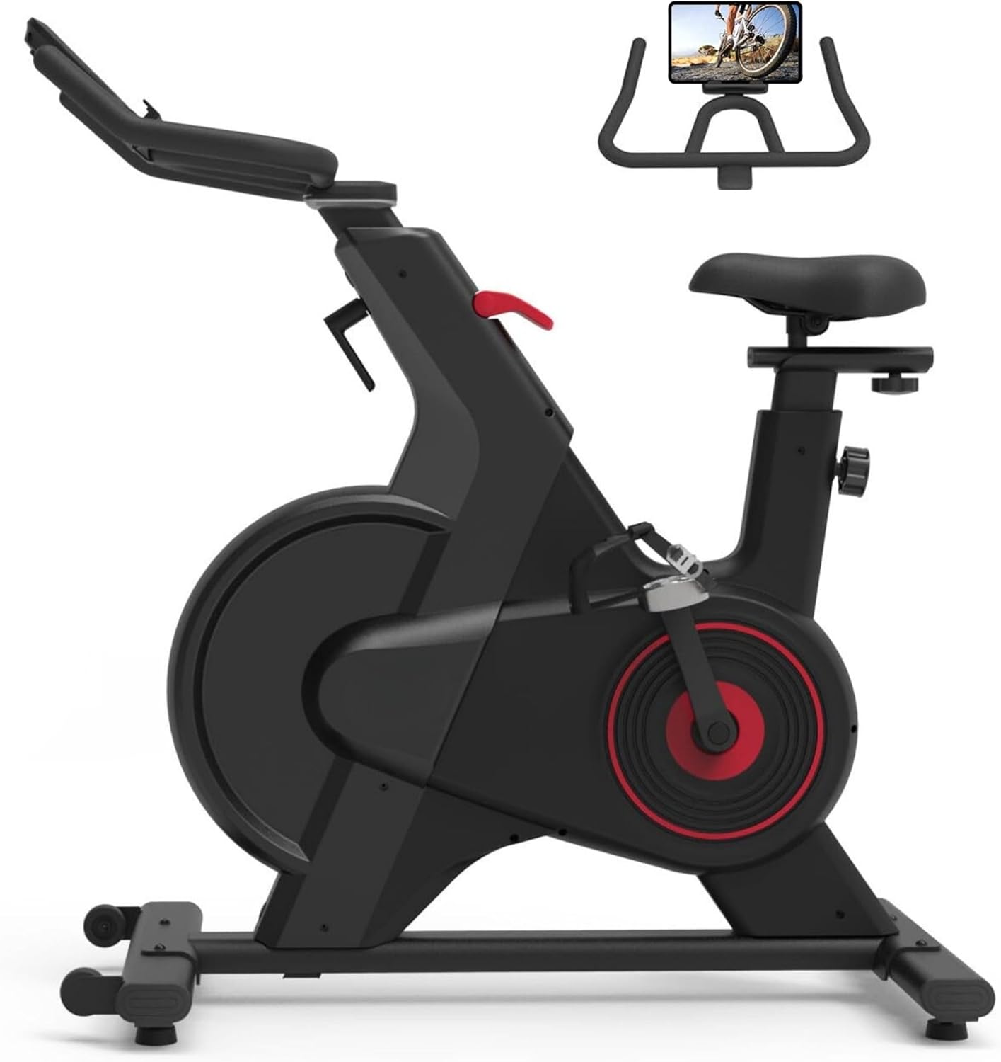yoyomax Exercise Bike, Indoor Cycling Bike/Magnetic Stationary Bike, Stationary Bicycle - Fitness Stationary Bicycle Machine with Comfortable Seat Cushion & Digital Display with Pulse