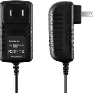 AC Adapter Compatible with Sunny Health Fitness SF-B2883 SF-E3862 SF-E3865 SF-E3875 SF-E3890 SF-E3912 SF-E3912SMART SF-RB4850 SF-E321006 SF-E320002 SF-E320001 Elliptical Trainer Power Supply
