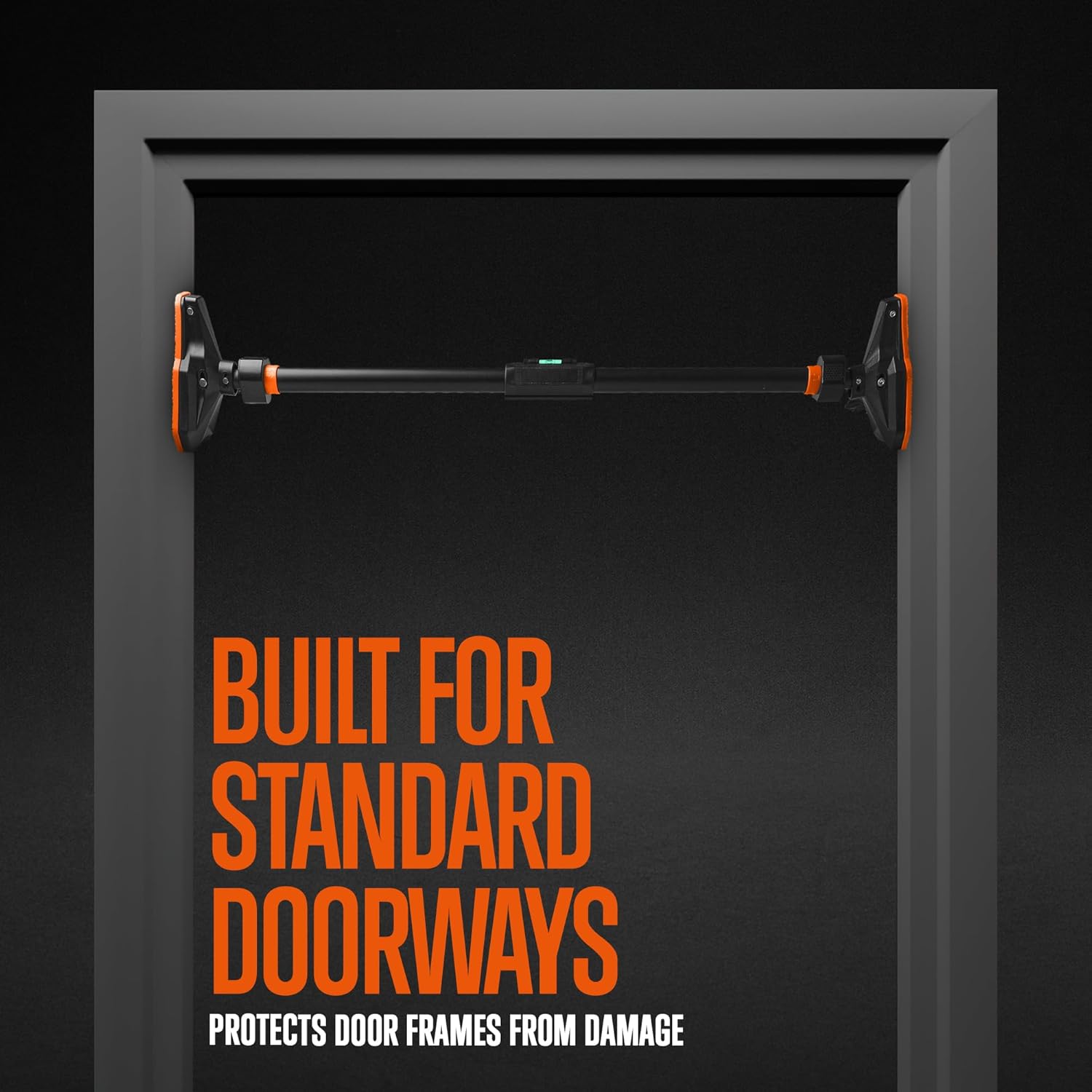 SQUATZ Adjustable Pull-Up & Chin-Up Bar - Door Frame & Doorway No-Screw, No-Damage Hanging Bar for Home Strength Training Exercise Equipment for Men and Women (43 to 62 inches) - Image 6