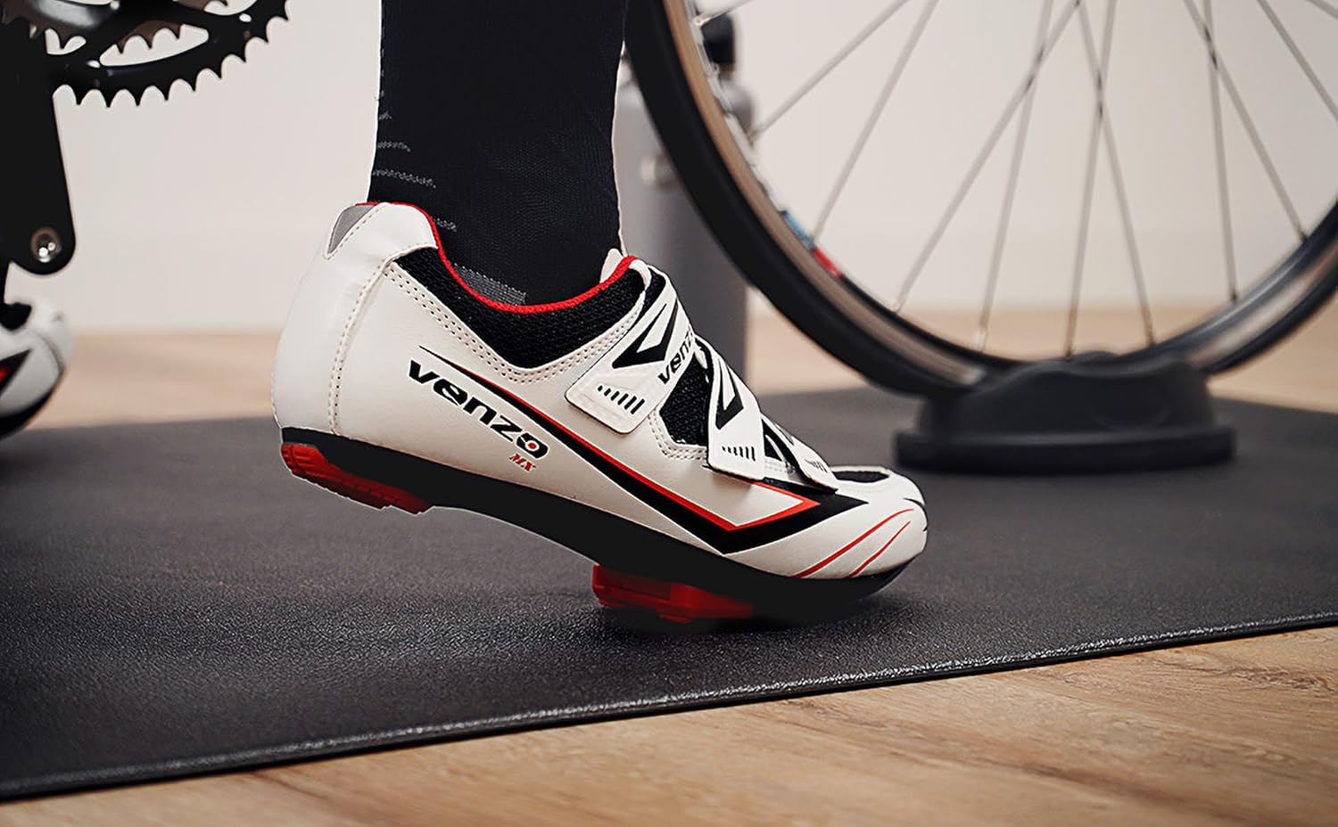 CyclingDeal Bike Trainer Floor Mat - Compatible with Indoor Exercise Stationary Bike Treadmill Elliptical Waterproof Gym Flooring Equipment - Indoor Cycle Stepper - Image 4