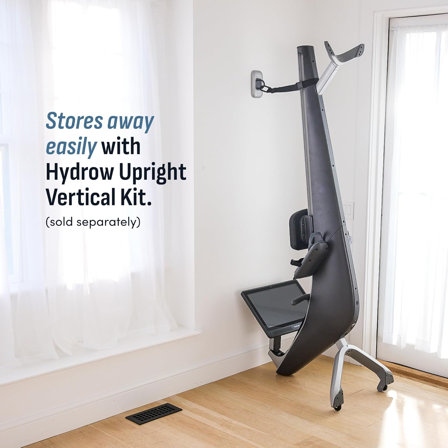 Hydrow Origin Rowing Machine with Immersive 22" HD Rotating Screen - Stows Upright | Live and On-Demand at-Home Workouts, Membership Required - Image 7