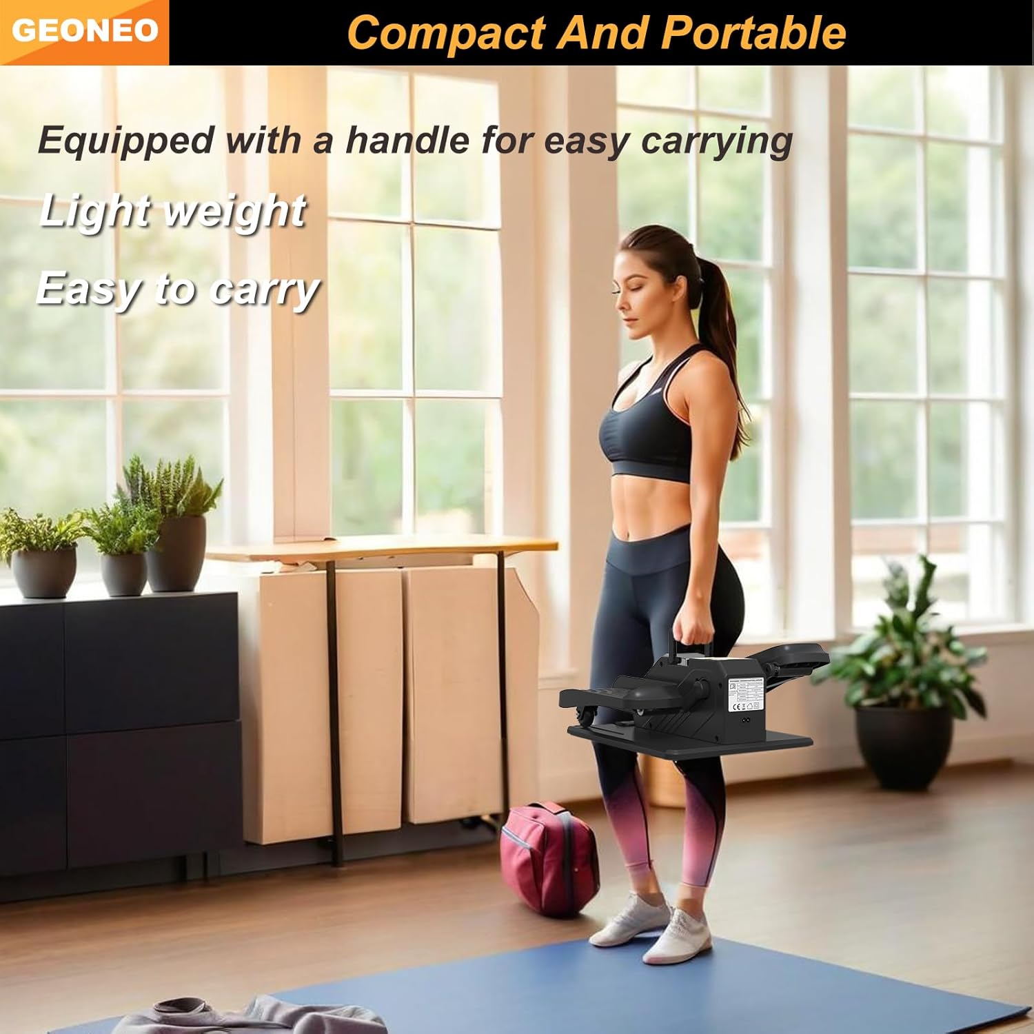 Under Desk Elliptical Machine, Electric Ellipse Leg Exerciser for Senior, Quiet & Portable Seated Pedal Exerciser with Remote Control, Manual & Auto Mode, 12 Adjustable Speeds - Image 7
