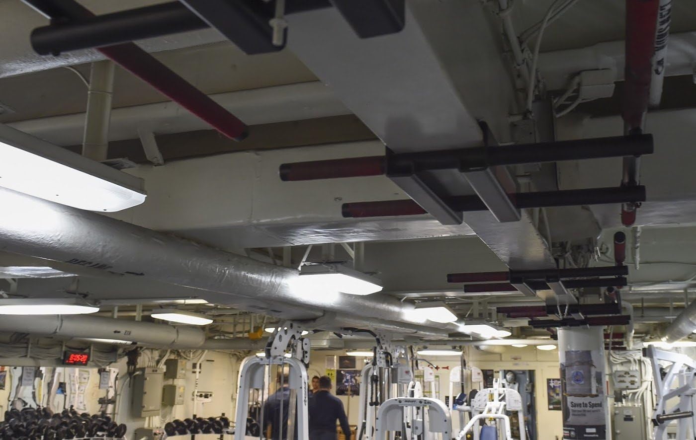 600 LBS Weight Limit - I-Beam Pull Up Bar - Long Bar with Bent Ends - Durable Rubber Grips - RED Label - Made in The USA! - Image 3