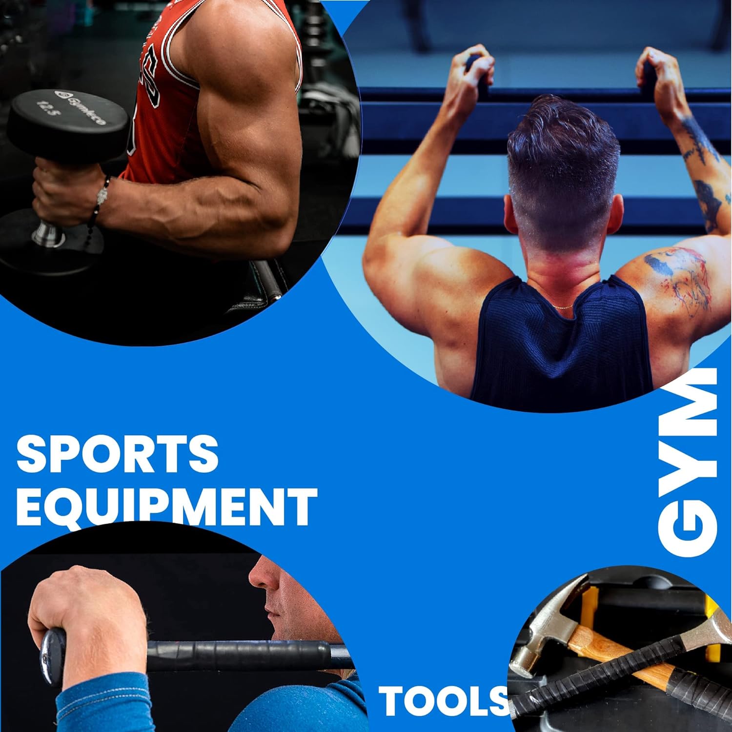Core Prodigy Fusion Grip Tape - Silicone Rubber Wrap for Pull Up Bars, Barbells, Dumbbells, Sports and Gym Equipment, and Tools - Image 3