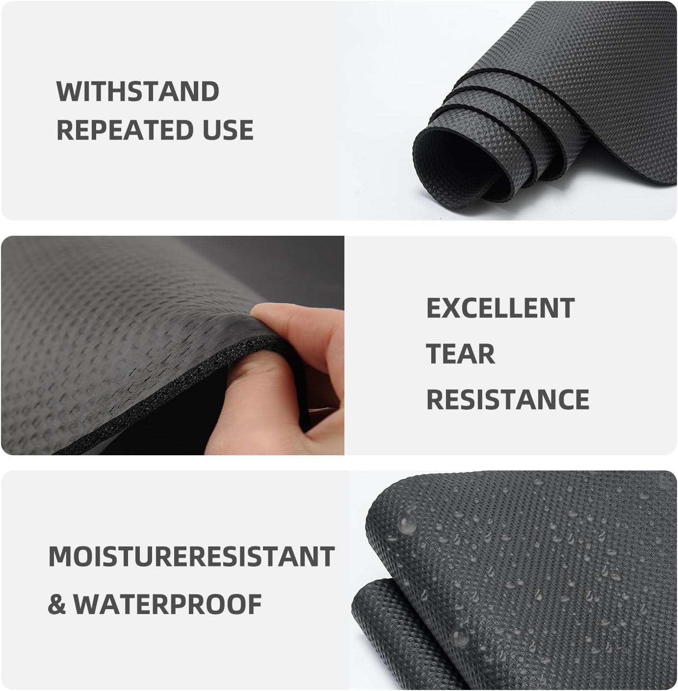 Bike Mat,Treadmill Mat,For Walking Pad,Elliptical,Exercise Bikes, Stationary Cycles,Spin Bike,Under Exercise Bike Trainer Pad for Indoor Stationary Gym Fitness Equipment Hardwood Floor Protector - Image 6
