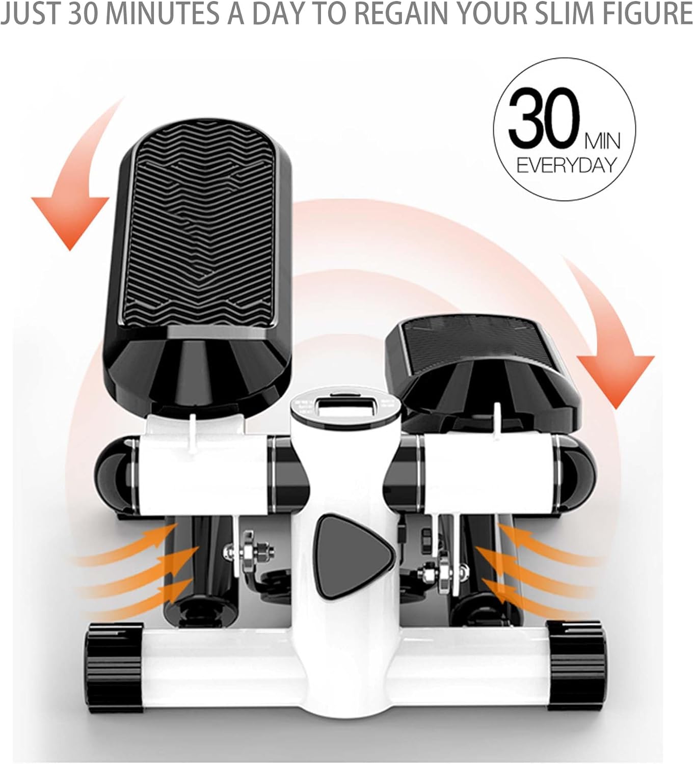Steppers for Exercise at Home,Stair Stepper,Mini Steppers for Exercise at Home with Resistance Band,Stair Stepper for Home,Exercise Home Workout Equipment for Full Body Workout - Image 4