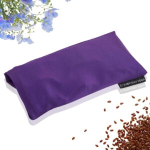 Everyday Yoga Eye Pillow for Meditation, Yoga & Stress Relief, Weighted Eye Mask for Sleeping – Plum