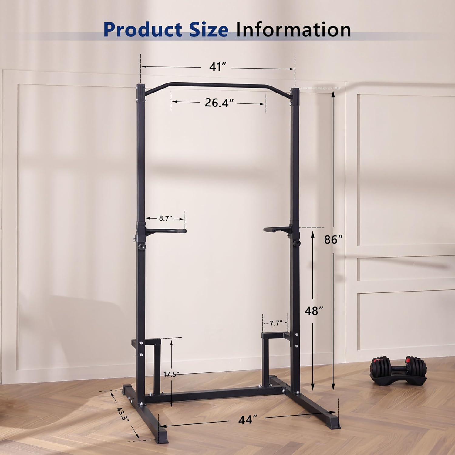 Pull Up Station Pull Up Bar for Home Gym Equipment Dip Station Power Tower Strength Training Fitness Equipment - Image 2